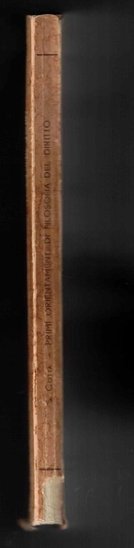 PRIMI ORIENTAMENTI DI FILOSOFIA DEL DIRITTO