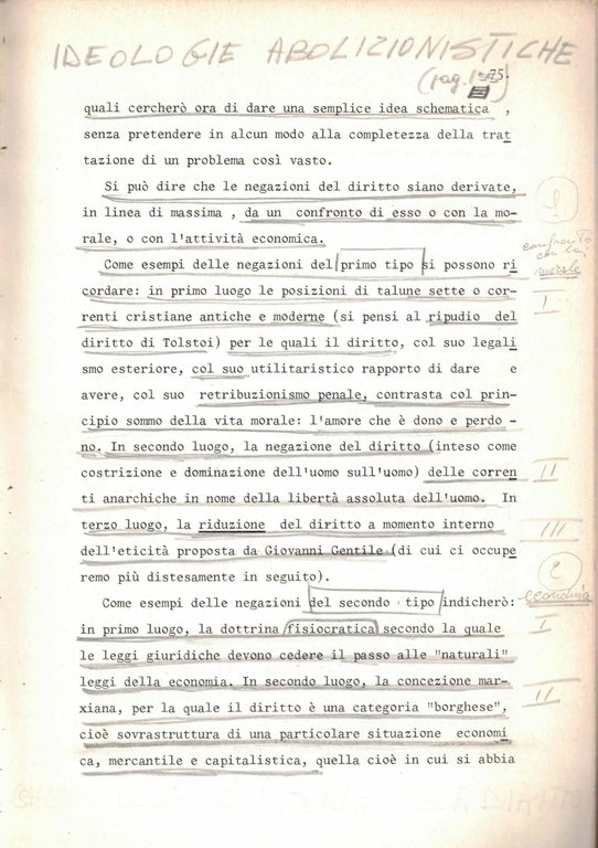 PRIMI ORIENTAMENTI DI FILOSOFIA DEL DIRITTO