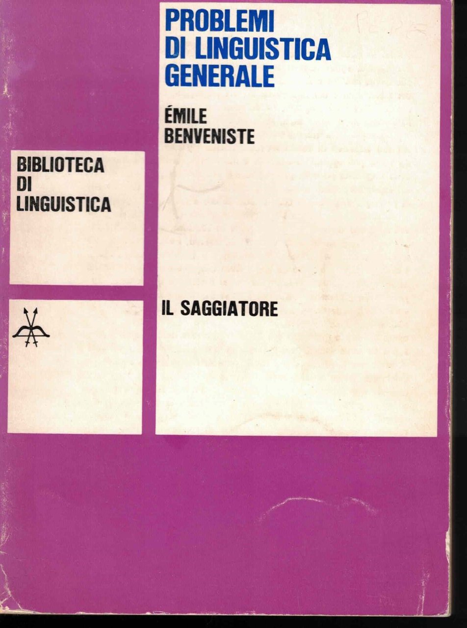 Problemi di linguistica generale | Immagine principale