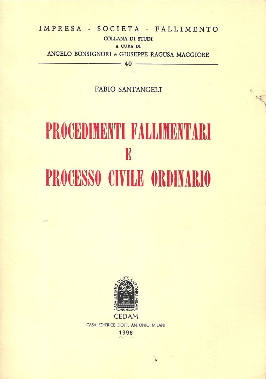 Procedimenti fallimentari e processo civile ordinario | Immagine principale