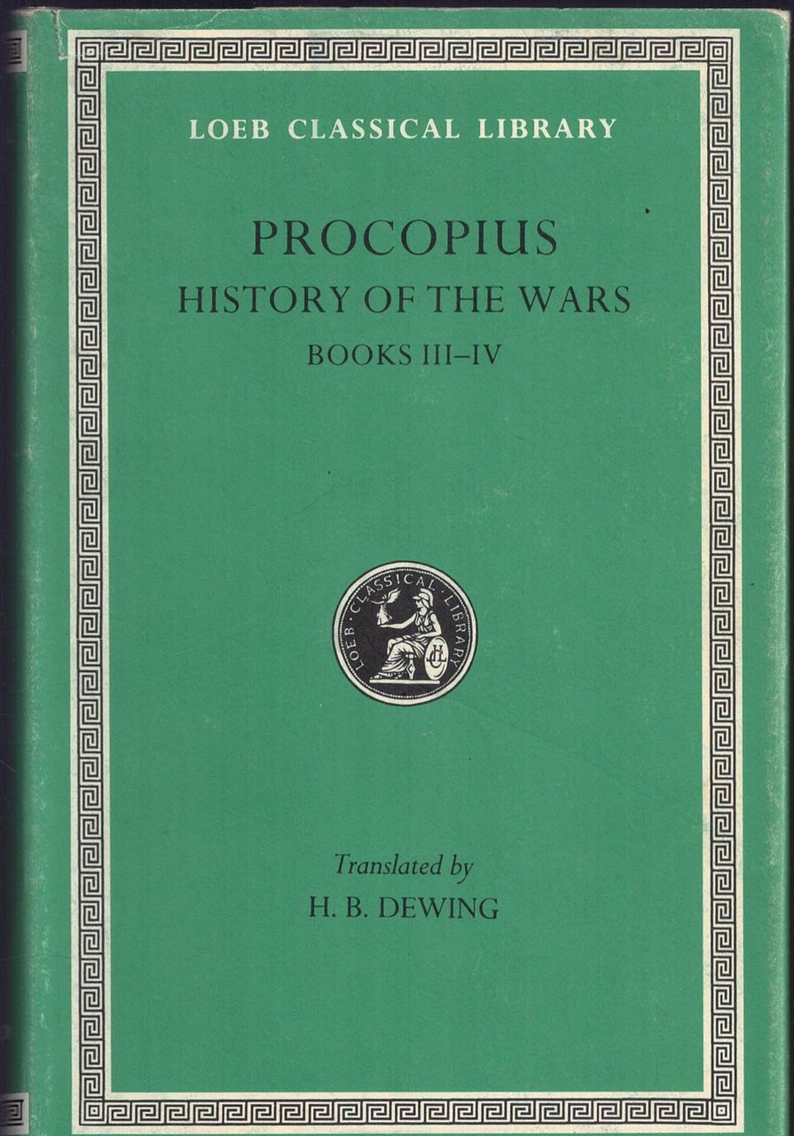 PROCOPIUS HISTORY OF THE WARS BOOK III-IV Vol. 2 | Immagine principale