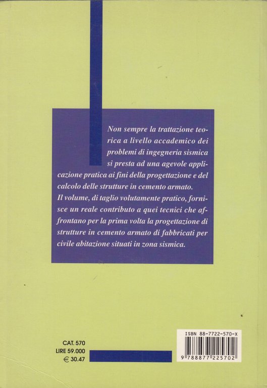 Progettazione e calcolo in zona sismica di strutture in cemento …