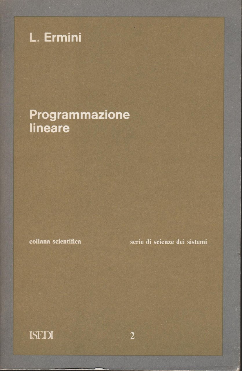 Programmazione lineare