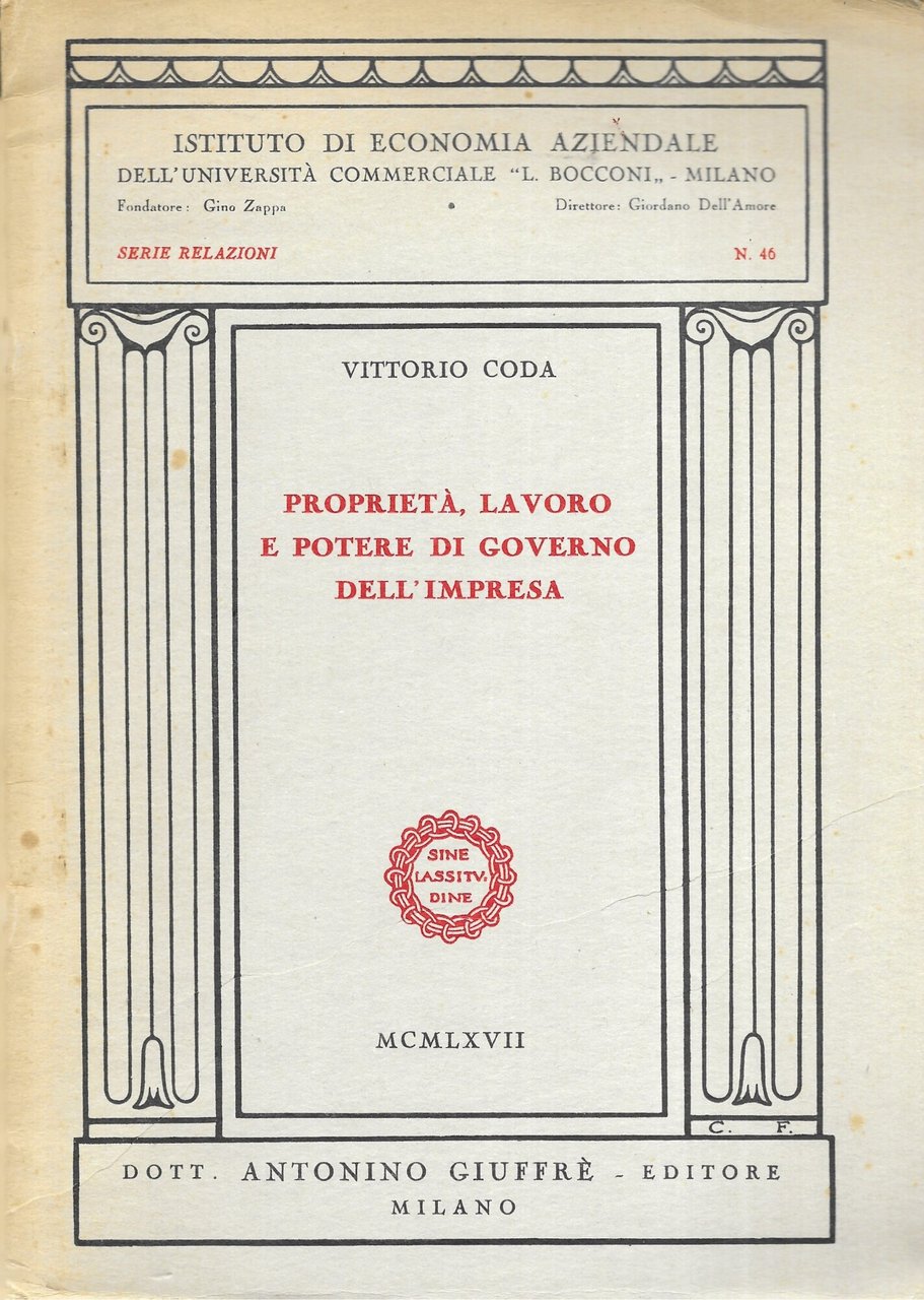 PROPRIETA ' , LAVORO E POTERE DI GOVERNO DELL ' … | Immagine principale
