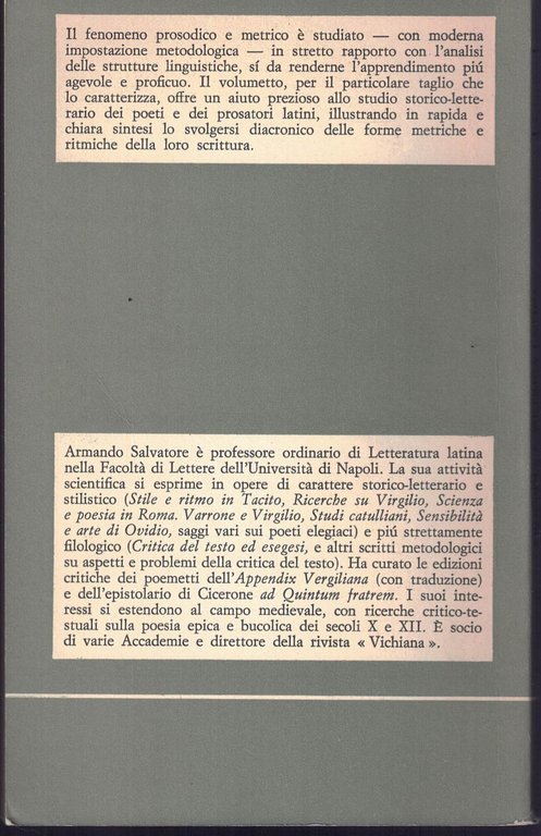 Prosodia e metrica latina - Storia dei metri e della … | Immagine Gallery 2