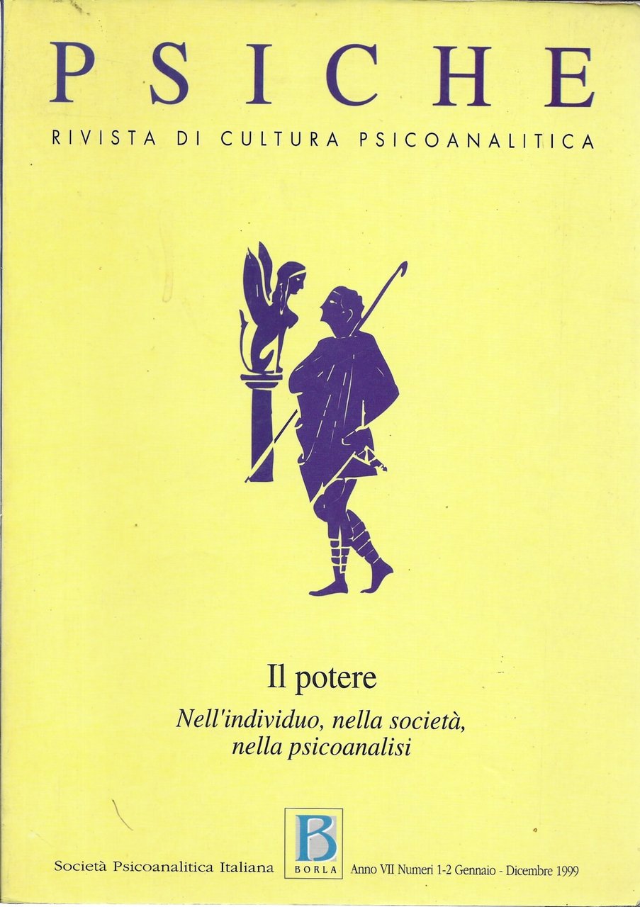 PSICHE - Rivista di cultura psicoanalitica - | Immagine principale