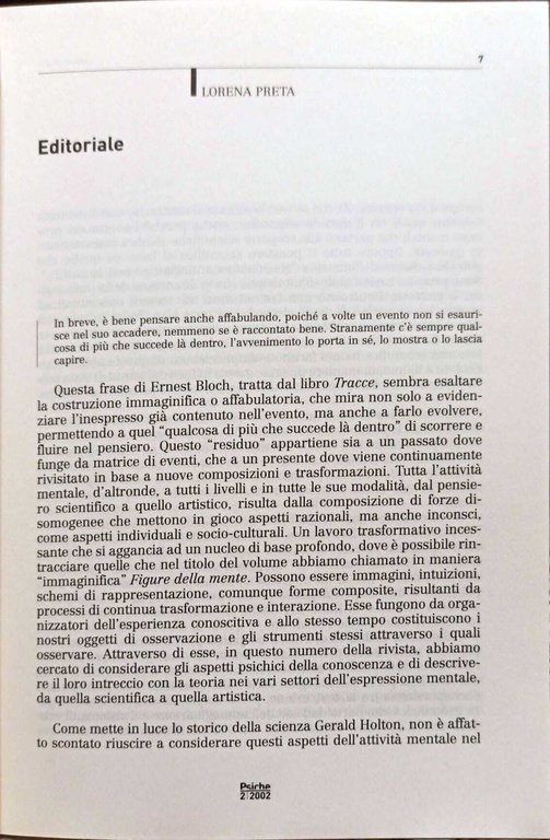 Psiche. Rivista di cultura psicoanalitica. Figure della mente (2002) (Vol. … | Immagine Gallery 2