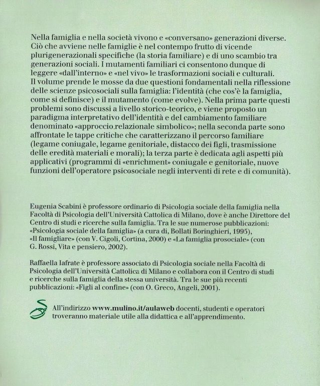 Psicologia dei legami familiari