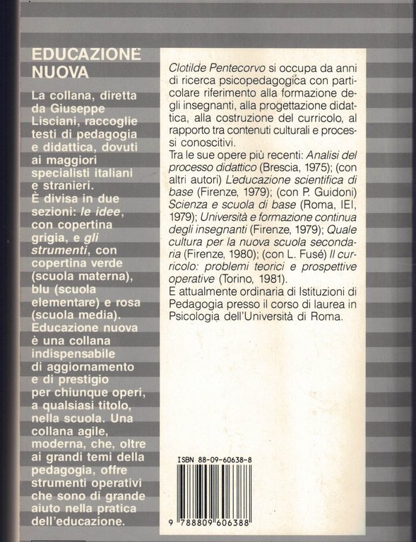 Psicologia dell'educazione. Obiettivi e valutazione nel processo educativo
