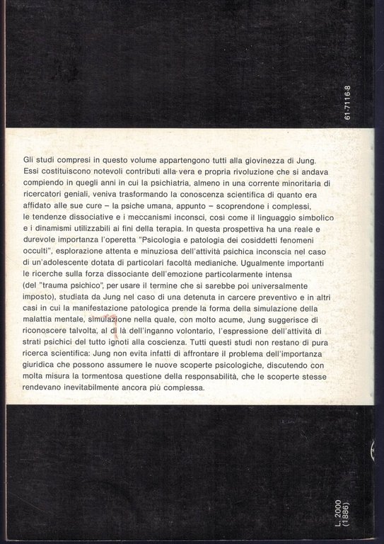 Psicologia E Patologia Dei Cosiddetti Fenomeni Occulti. E altri scritti.