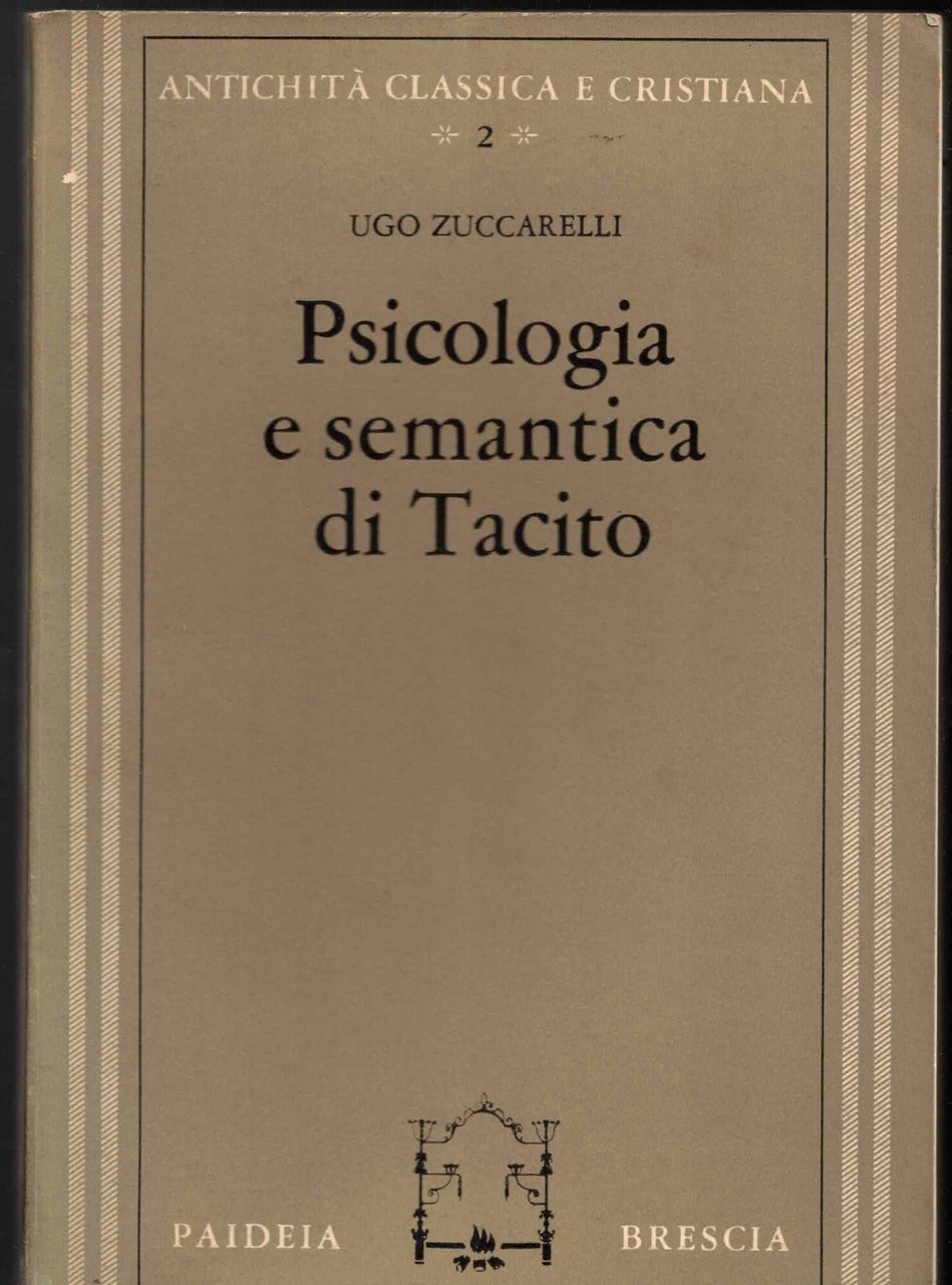 Psicologia e semantica di Tacito | Immagine principale