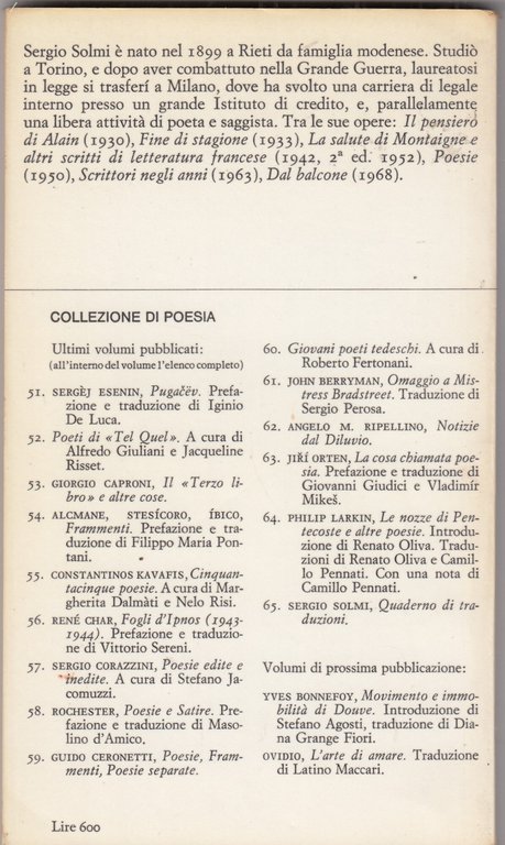 Quaderno di traduzioni