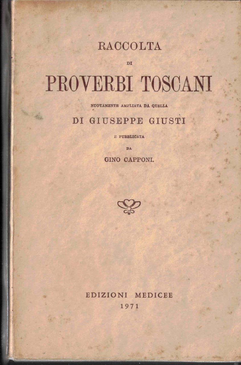 Raccolta di proverbi toscani