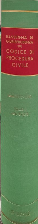 Rassegna di giurisprudenza sul codice di procedura civile. : Anni …