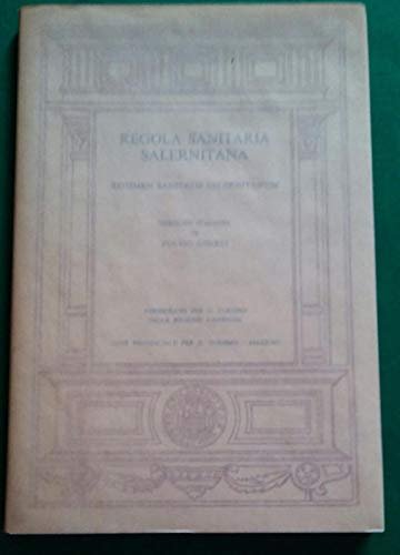 REGOLA SANITARIA SALERNITANA,F. GHERLI