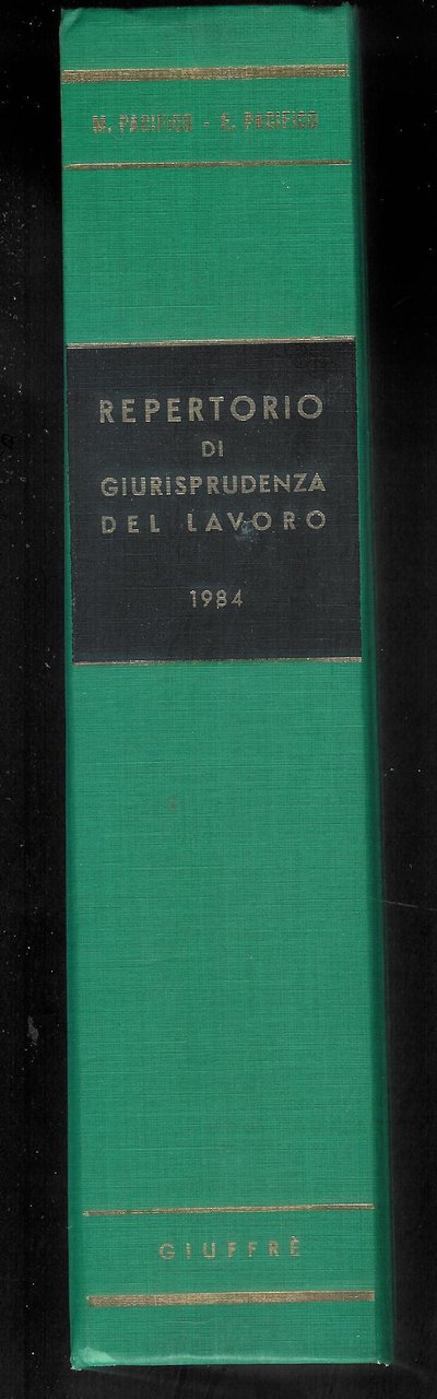 Repertorio di giurisprudenza del lavoro (1984)