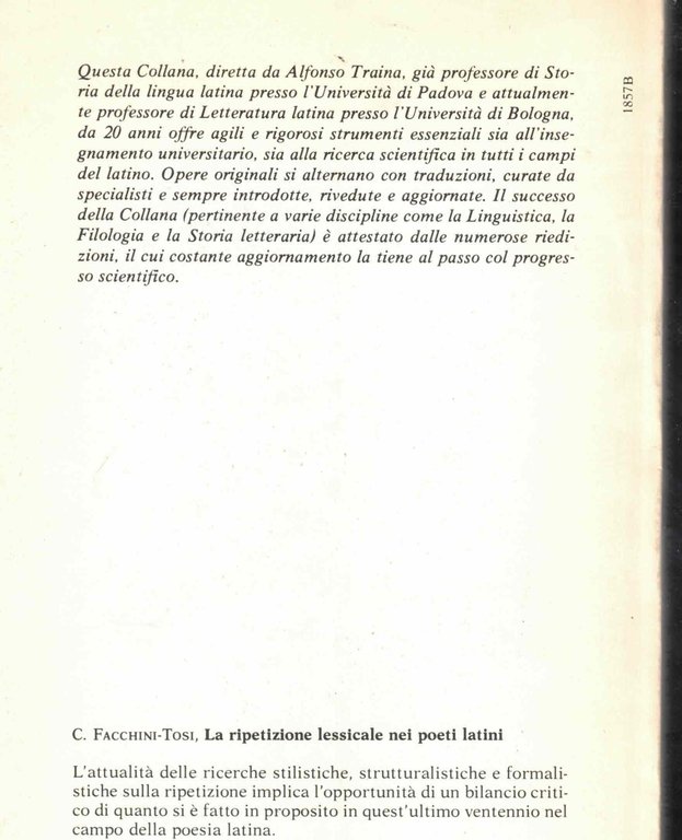 Ripetizione lessicale nei poeti latini. vent'anni di studi (1960-1980) | Immagine Gallery 2