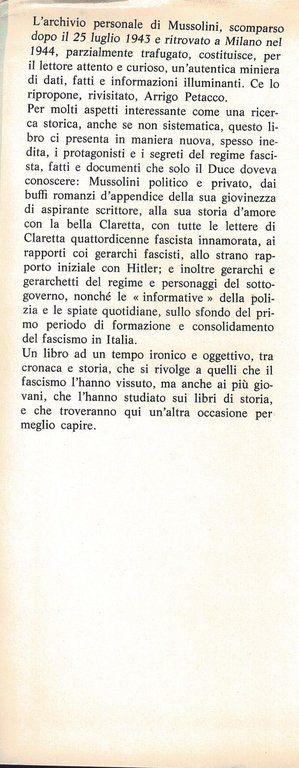 riservato per il duce. segreti del regime | Immagine Gallery 4
