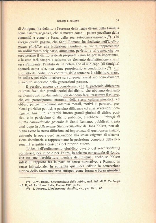 Saggi su Kelsen e Capograssi. Due interpretazioni del diritto.