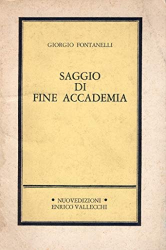 Saggio di fine Accademia