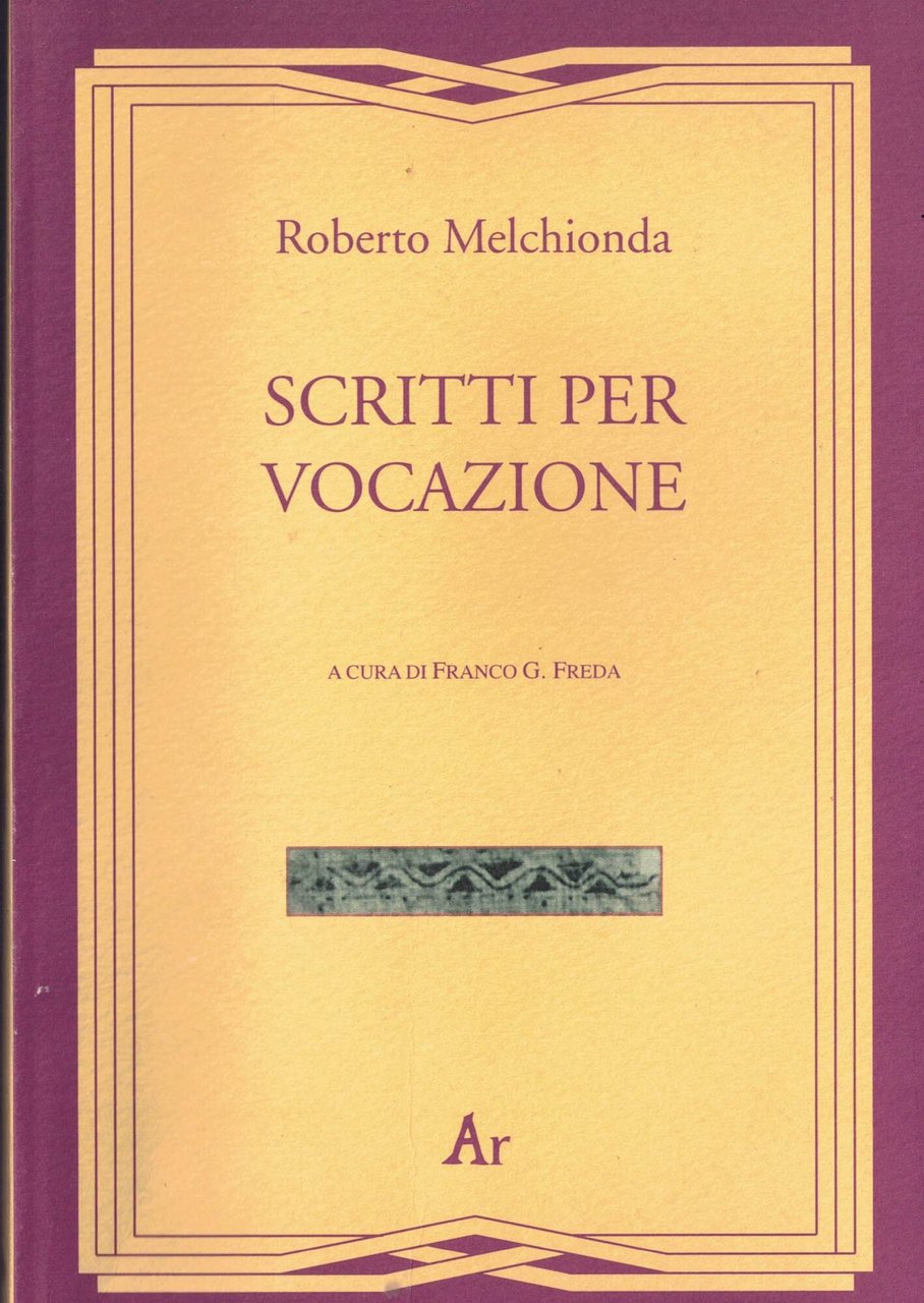 Scritti per vocazione