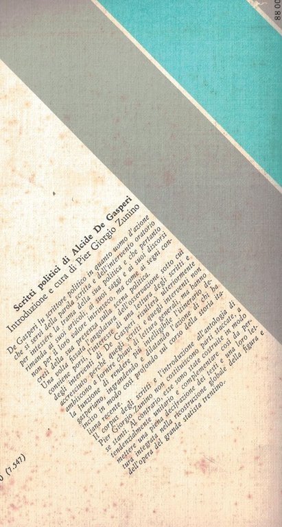 SCRITTI POLITICI DI ALCIDE DE GASPERI | Immagine Gallery 2