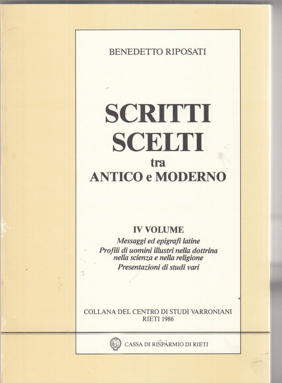 Scritti scelti tra antico e moderno. 4 volumi in cofanetto | Immagine Gallery 5