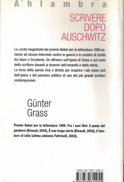Scrivere dopo Auschwitz. Scritti e interviste | Immagine Gallery 2