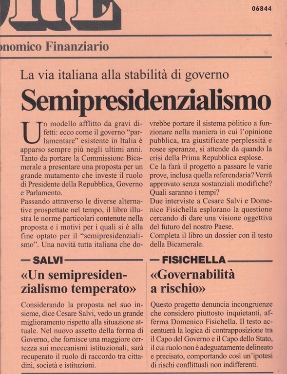 Semipresidenzialismo