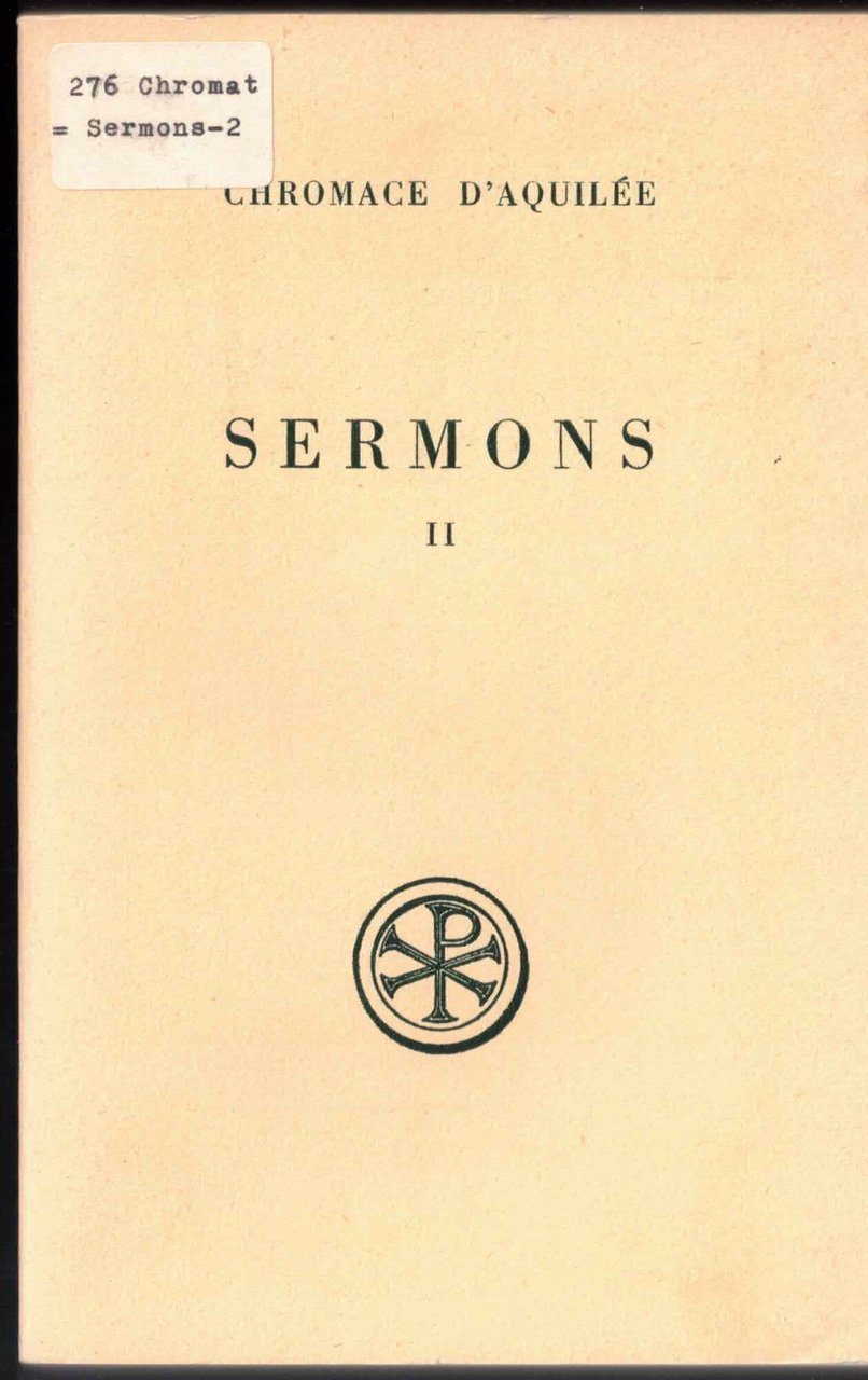 Sermons Tomo II 18-41 Edition Bilingue Francais-Latin | Immagine principale