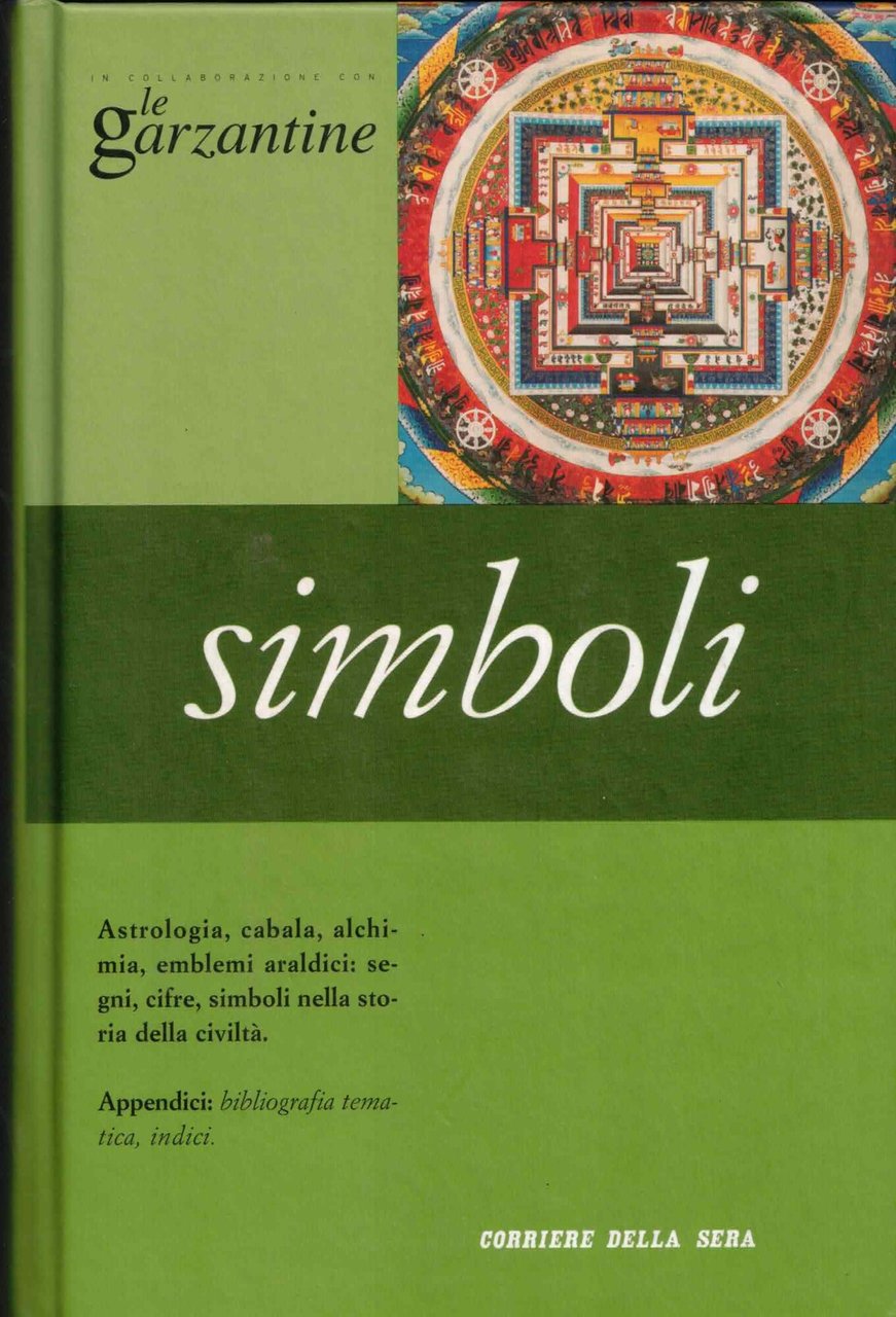 simboli un volume in collaborazione con le garzantine
