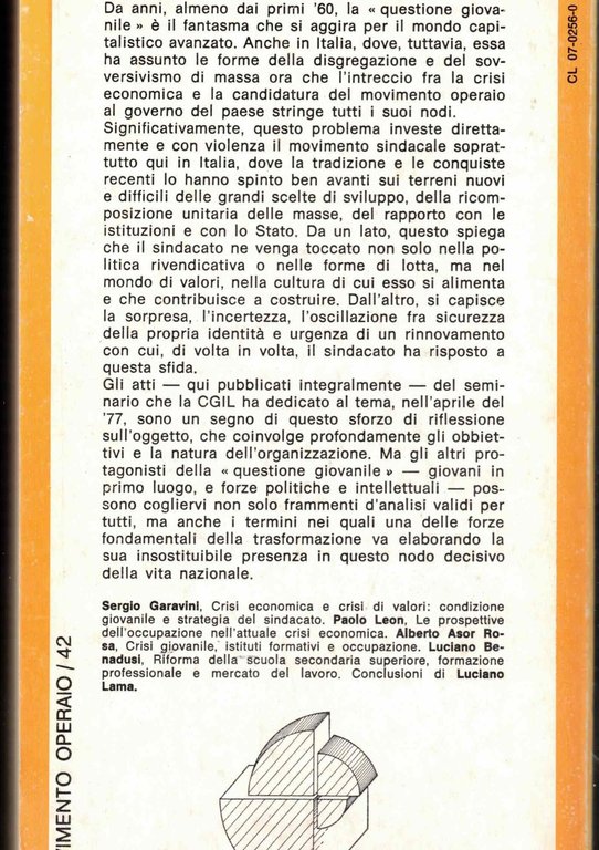 Sindacato e questione giovanile.