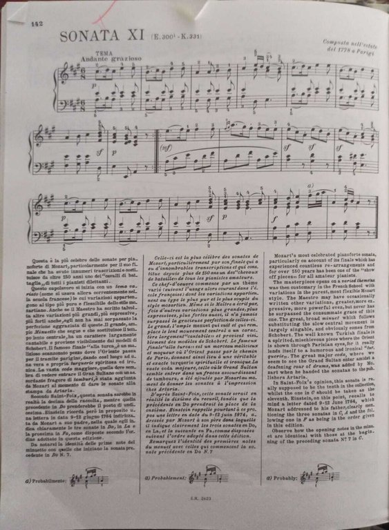 SONATE E FANTASIE. VOLUME I