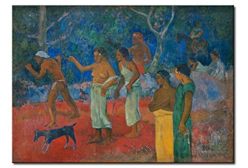 STAMPA SU TELA - CANVAS - SCENA DI VITA A …