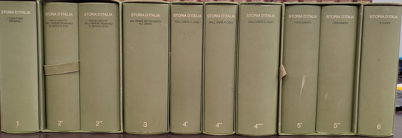 Storia d'Italia. 6 volumi in 10 tomi