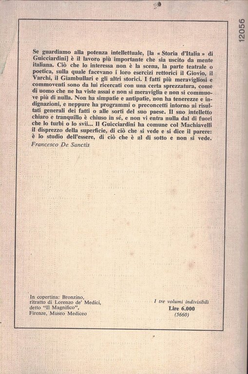 STORIA D'ITALIA PRIMO VOLUME- GUICCIARDINI - MONDADORI