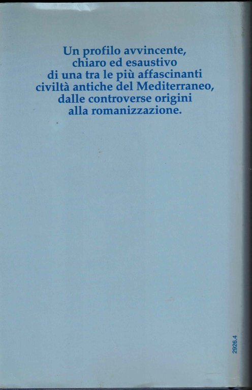 Storia Degli Etruschi.