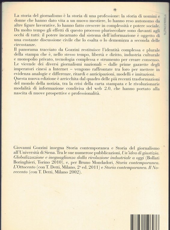 Storia Del Giornalismo. Dalle Gazze