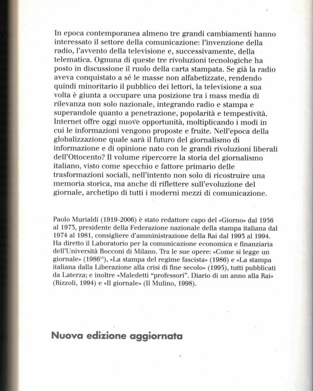 Storia del giornalismo italiano. Dalle gazzette a internet