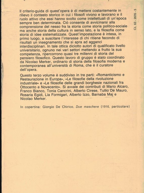 Storia della filosofia-La società industriale moderna. Volume III