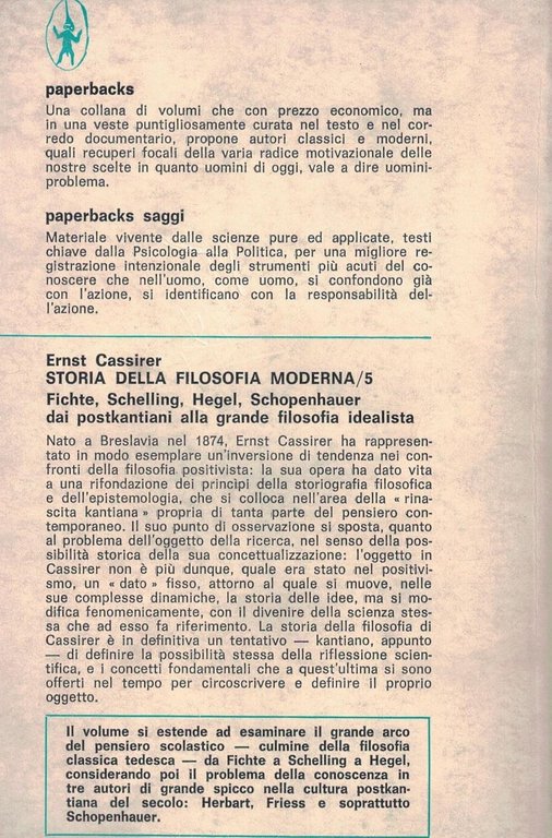 STORIA DELLA FILOSOFIA MODERNA