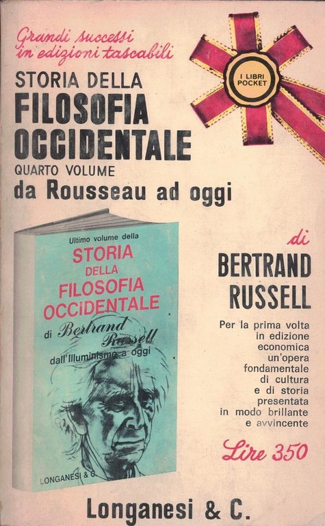 Storia della filosofia occidentale - IV vol. - Bertrand Russell - 1^EDLonganesi