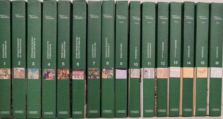 Storia della filosofia. Opera completa 16 volumi.