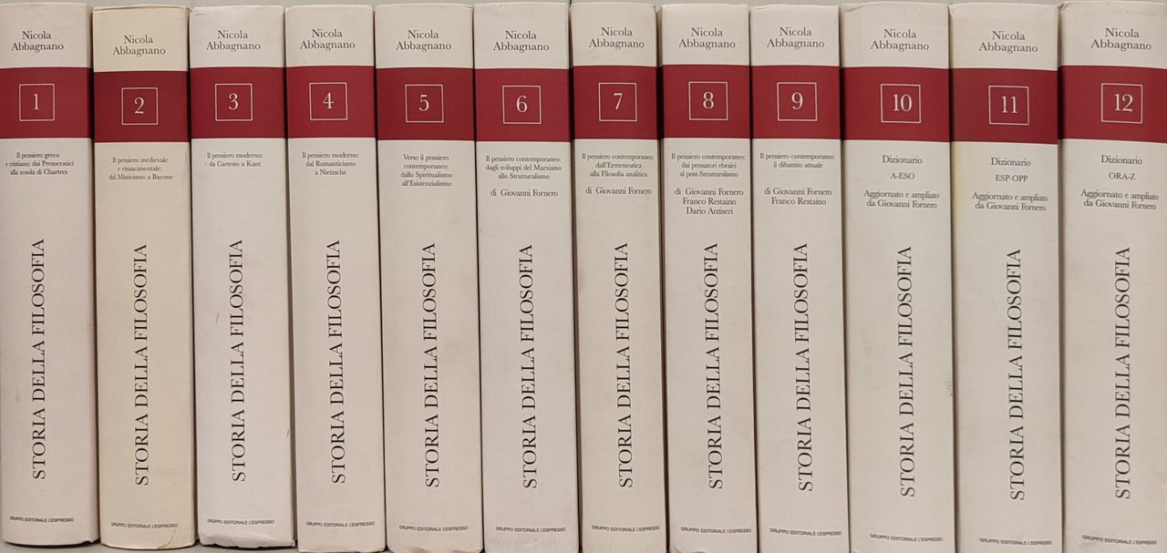 Storia della filosofia. Opera completa in 12 volumi