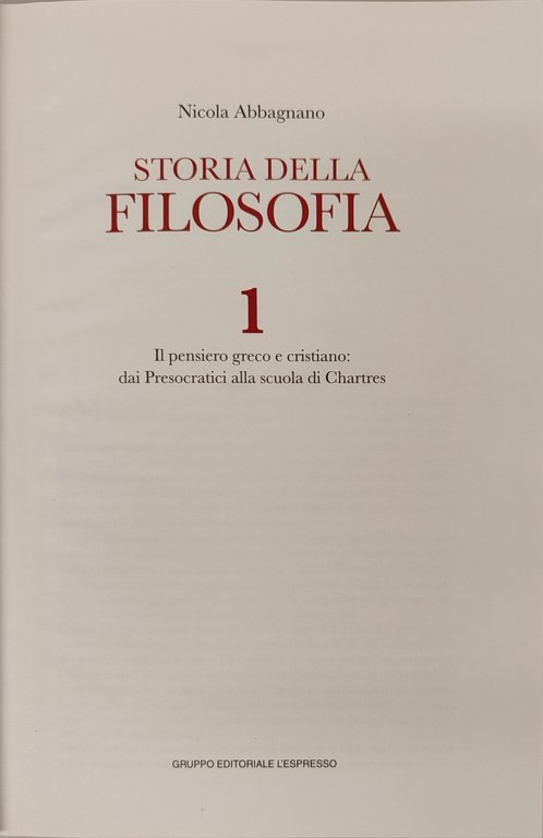 Storia della filosofia. Opera completa in 12 volumi