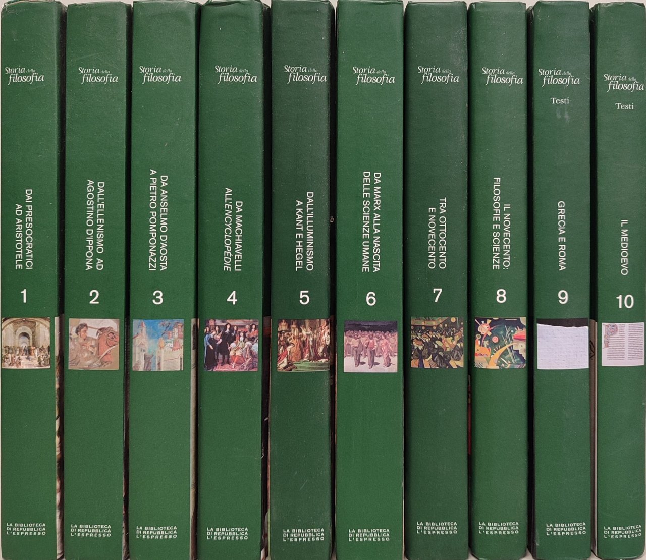 Storia della filosofia. volumi da 1 a 10 | Immagine principale