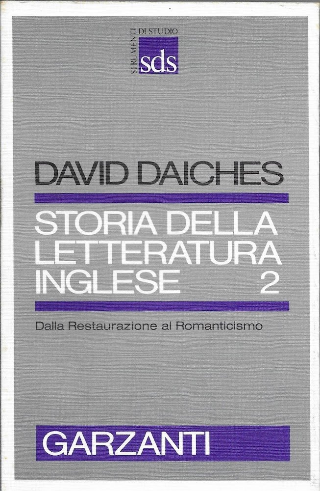 Storia della letteratura inglese 2 Dalla Restaurazione al Romanticismo