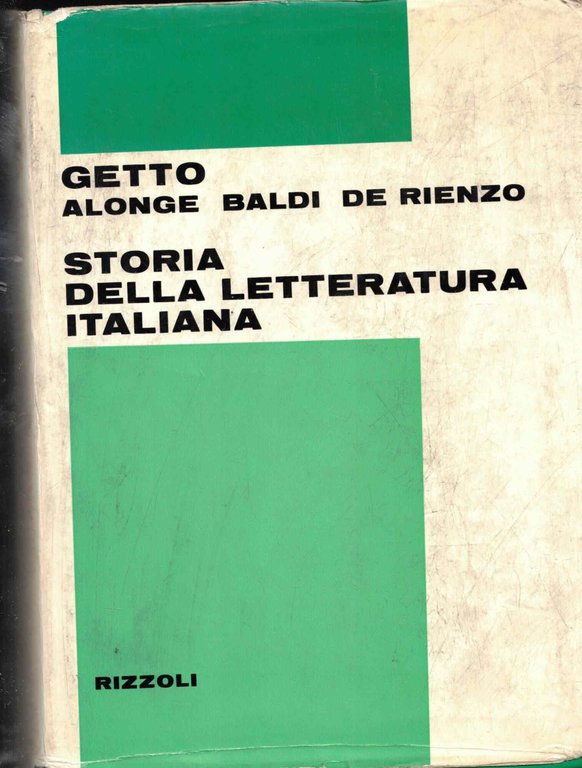 Storia della letteratura italiana