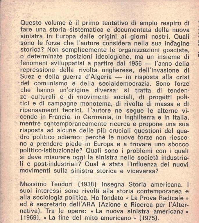 STORIA DELLE NUOVE SINISTRE IN EUROPA 1956-1976 | Immagine Gallery 2