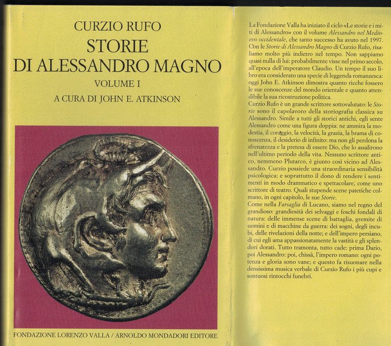 Storia di Alessandro Magno (Vol. 1)